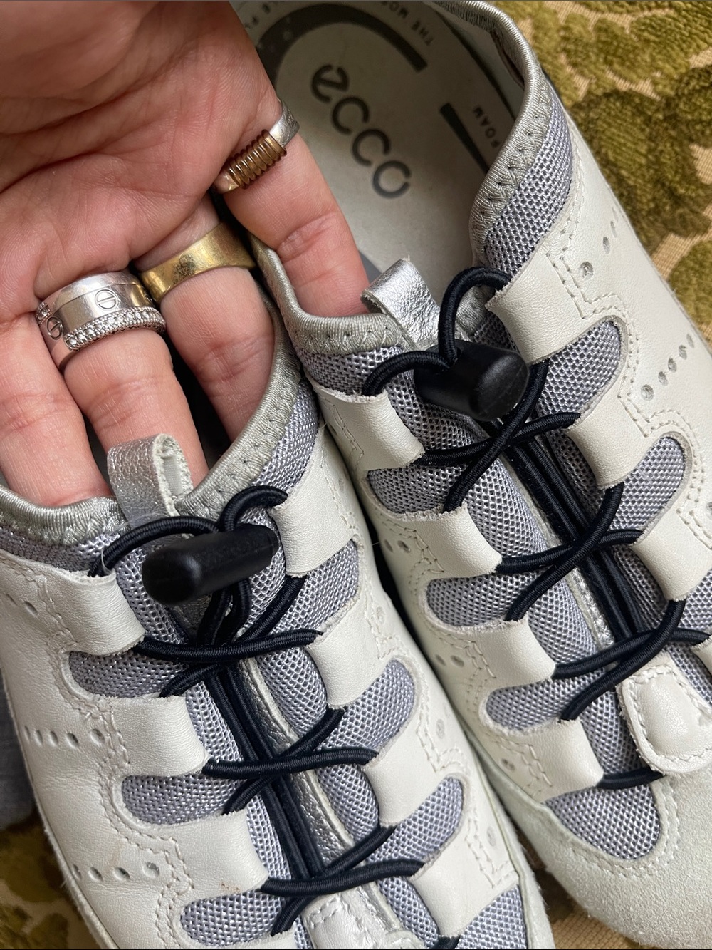 ECCO Toggle Lace Up Sneakers - Picture 12 of 12